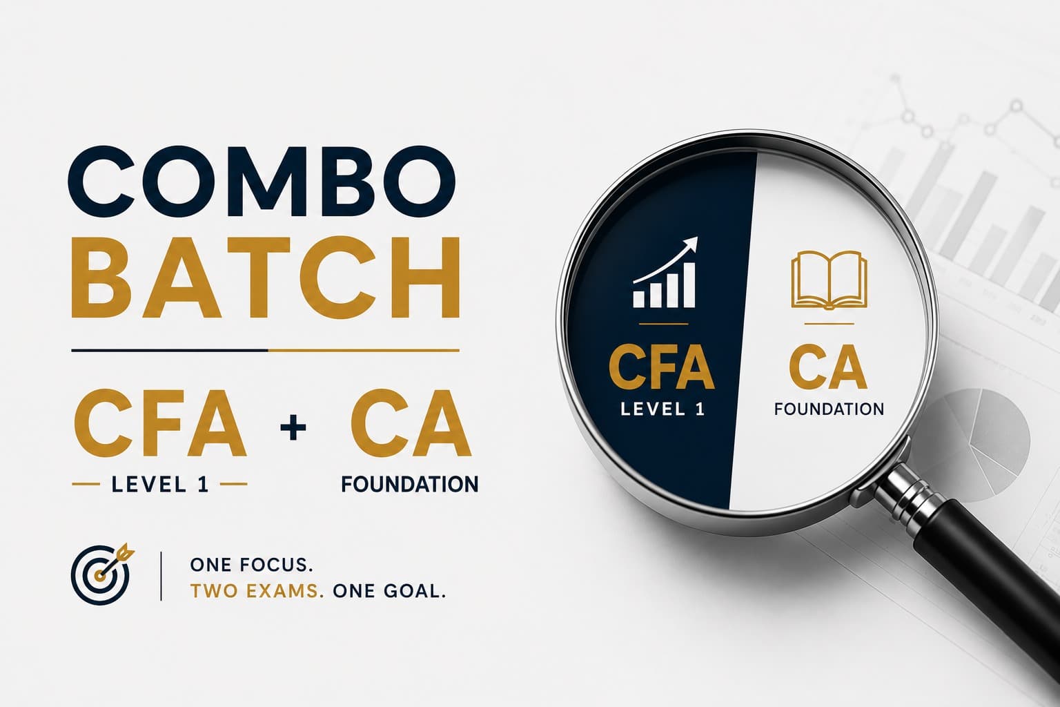 Combo Batch for CFA L1 + CA Foundation